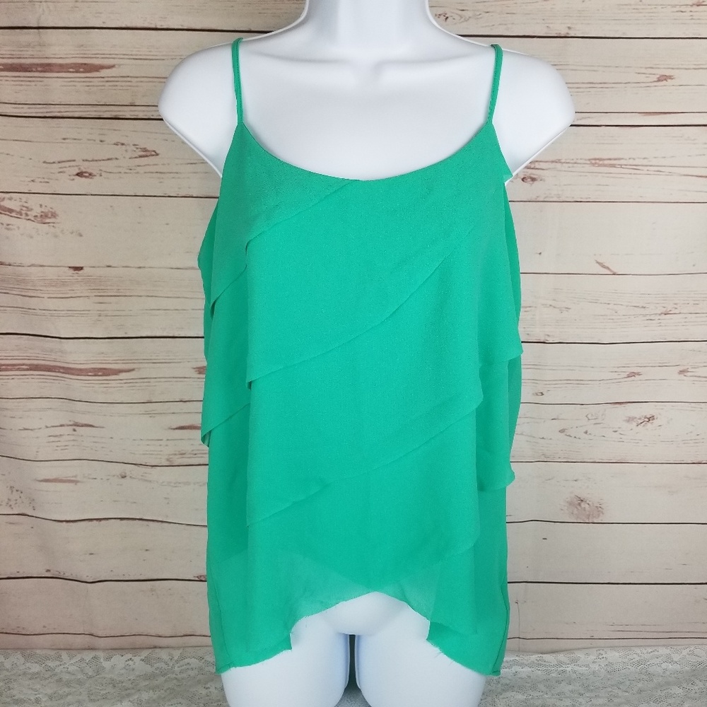 Naked Zebra L Tiered Scalloped with Adjustable Str